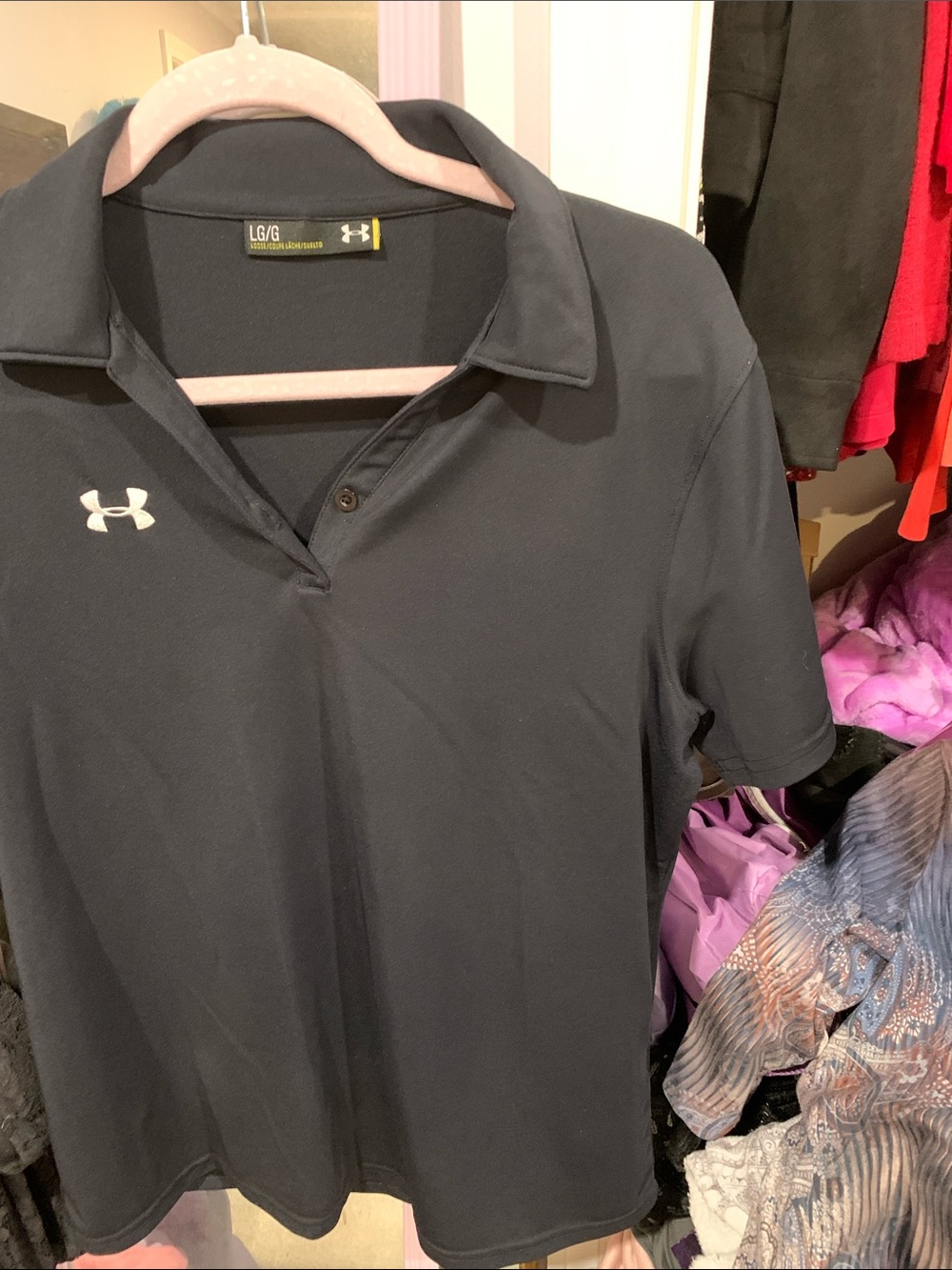 Under Armour Black Men's Polo Shirt